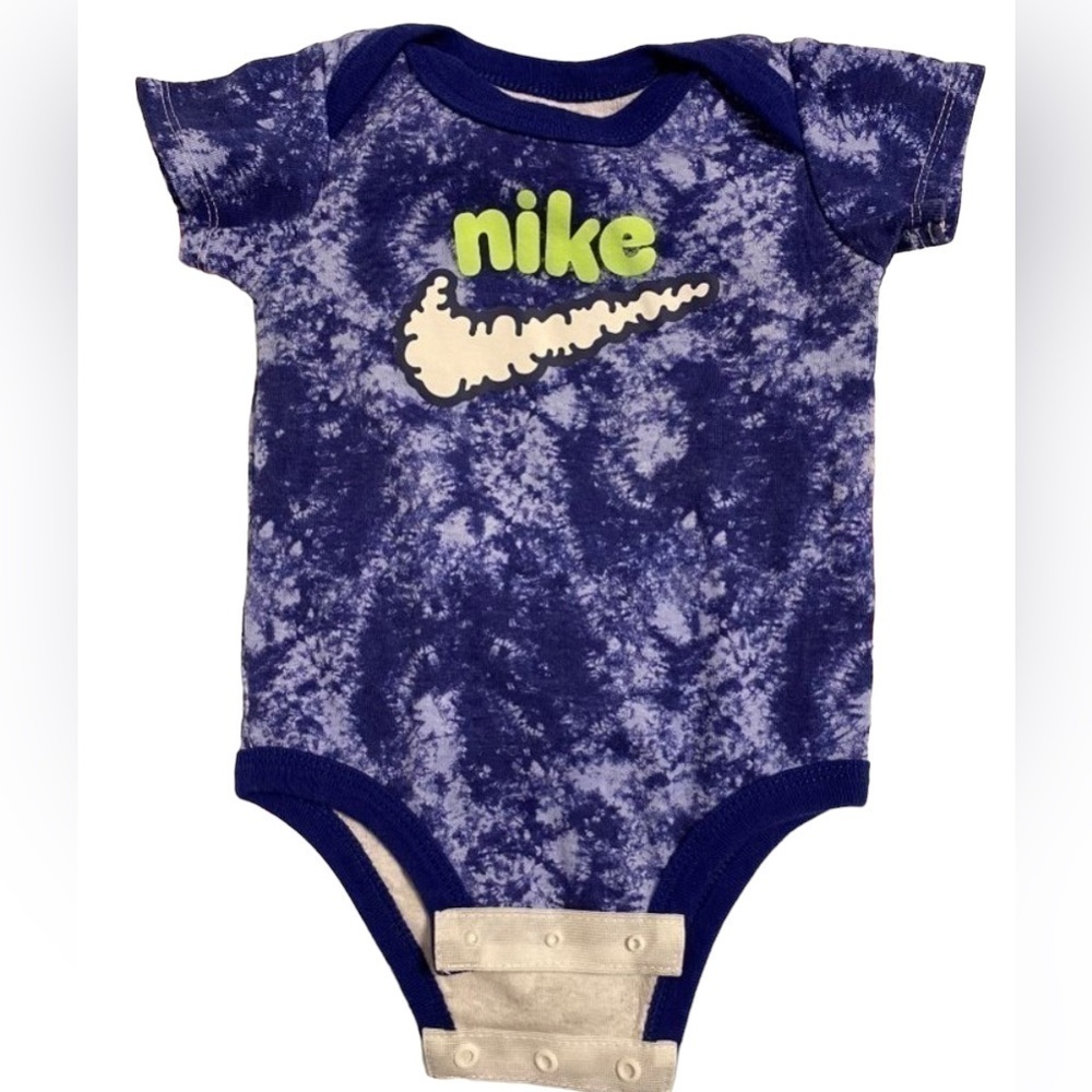 Nike blue tie dye one piece size 6-12 months